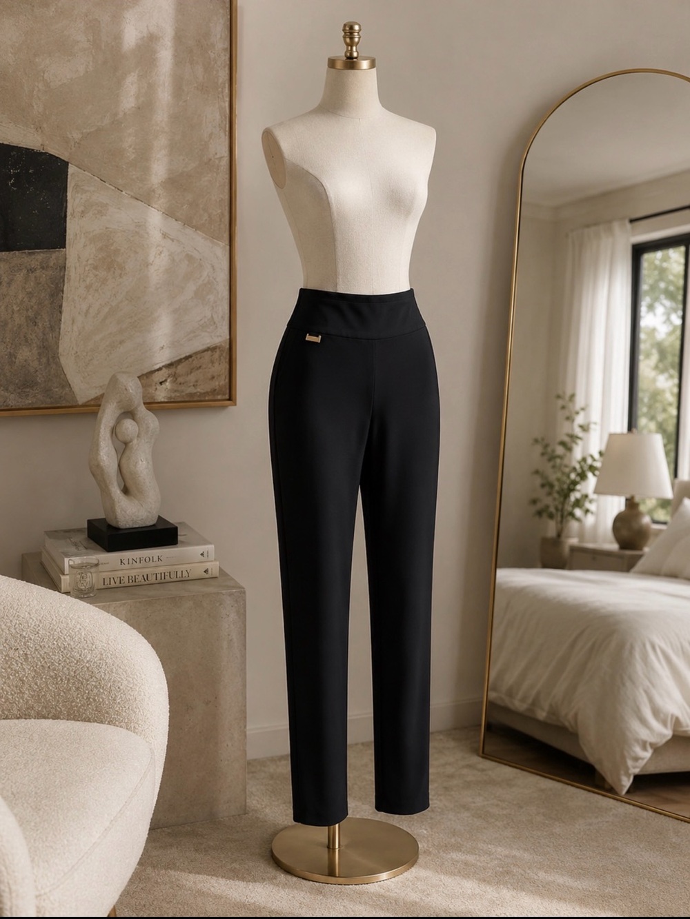 Joseph Ribkoff Black Slim Stretch Pants